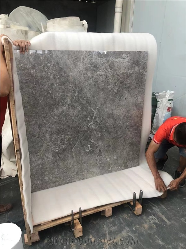 Dora Cloud Grey Marble Slab From Turkey