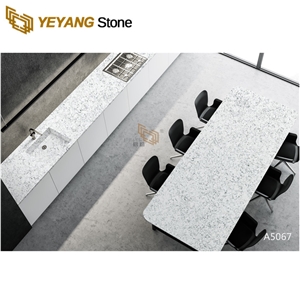 White Granite Quartz Countertops For Kitchen Top A5067