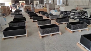 Black Granite Stone Sink