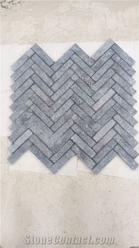 Blue Limestone Garden Paving Cobble Sett
