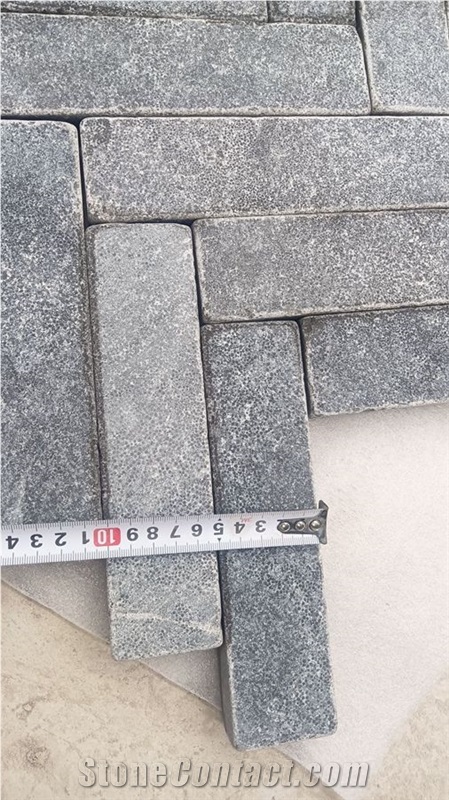 Blue Limestone Garden Paving Cobble Sett