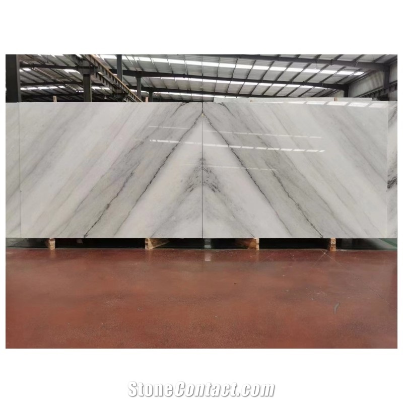 Guanxi Carrara White Marble Slabs Design