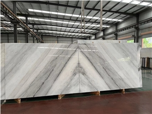 Guanxi Carrara White Marble Slabs Design
