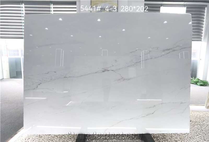 Lincoln White Marble Slab Marble Tiles