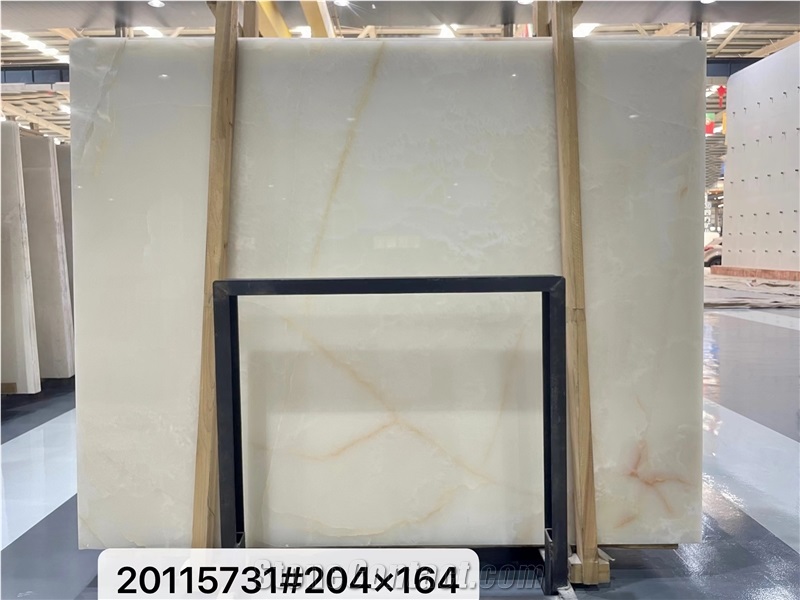 Onice Bianco Onyx White Snow Onyx Slab Wall Tiles