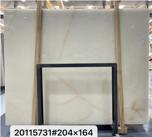 Onice Bianco Onyx White Snow Onyx Slab Wall Tiles