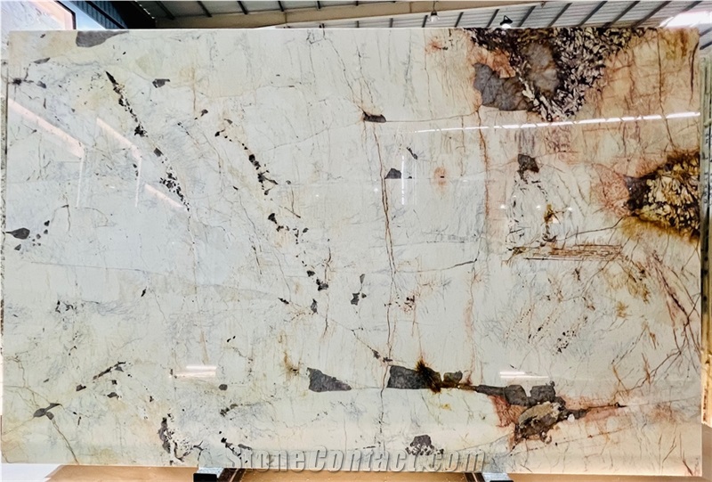 Polished Patagonia Pink Granite Slabs