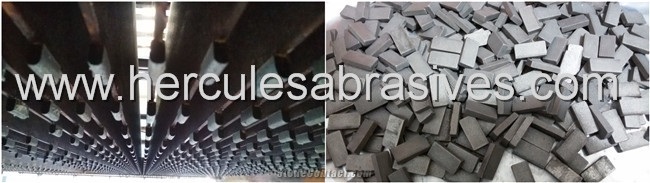 Gangsaw Blade Segments: Cream Marble Series
