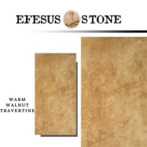 Warm Walnut Travertine Slab