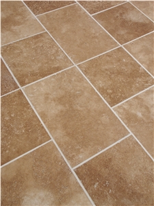 Warm Walnut Travertine Slab