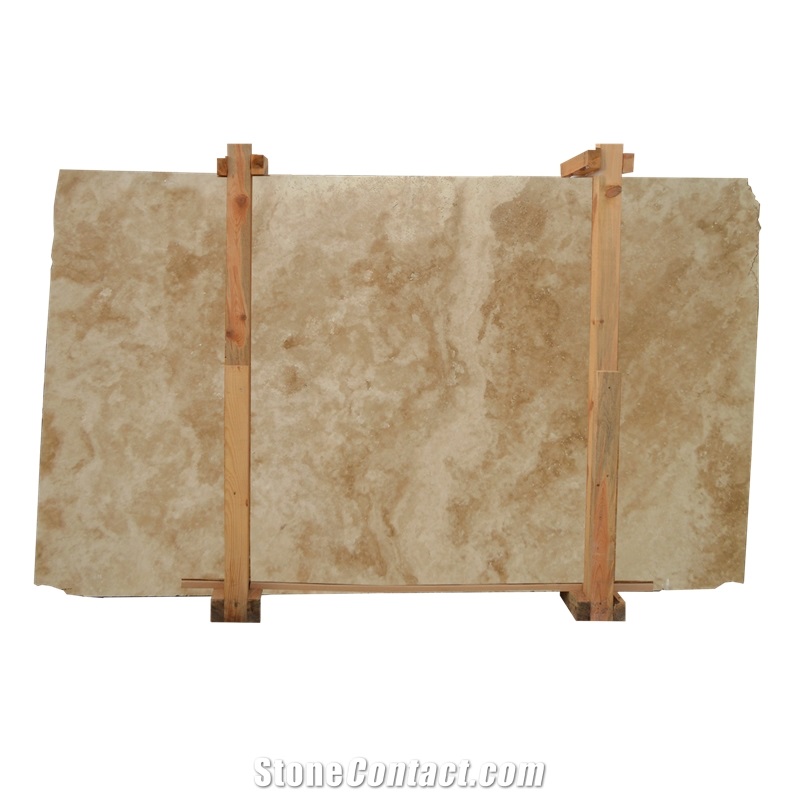 Warm Walnut Travertine Slab