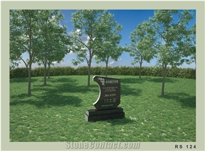 RS124 - Headstone Rustenberg Granite