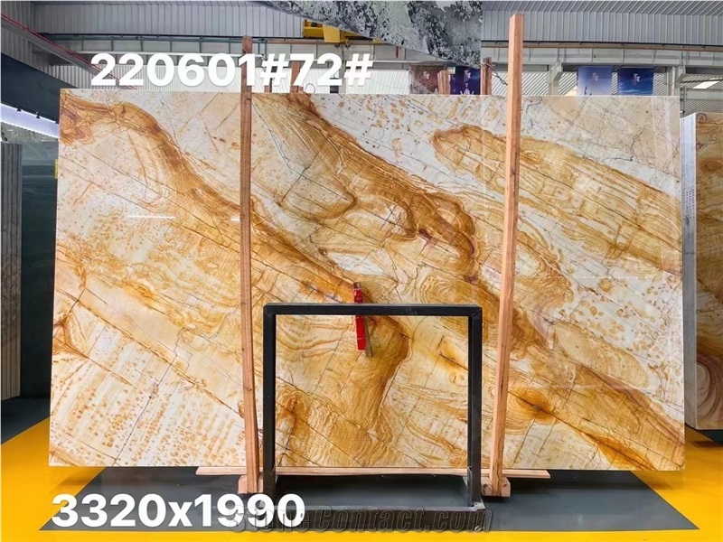 Coast Quartzite Amarelo Giallo Macaubas Golden Stone Slab