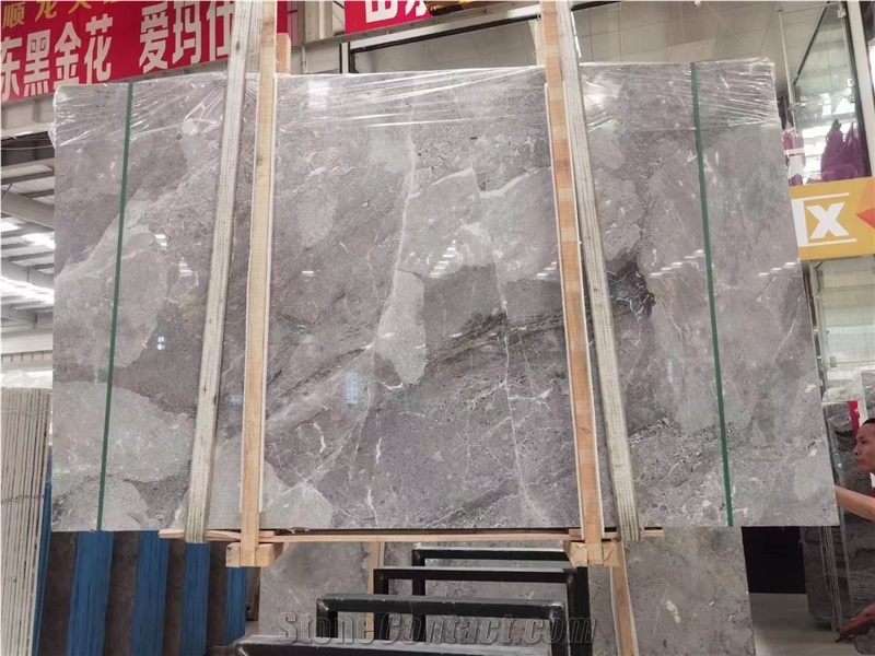 Greece Athena Gray Marble Gris Athena Big Slab For Project
