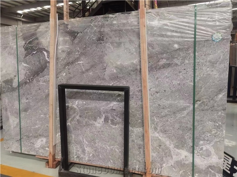 Greece Athena Gray Marble Gris Athena Big Slab For Project