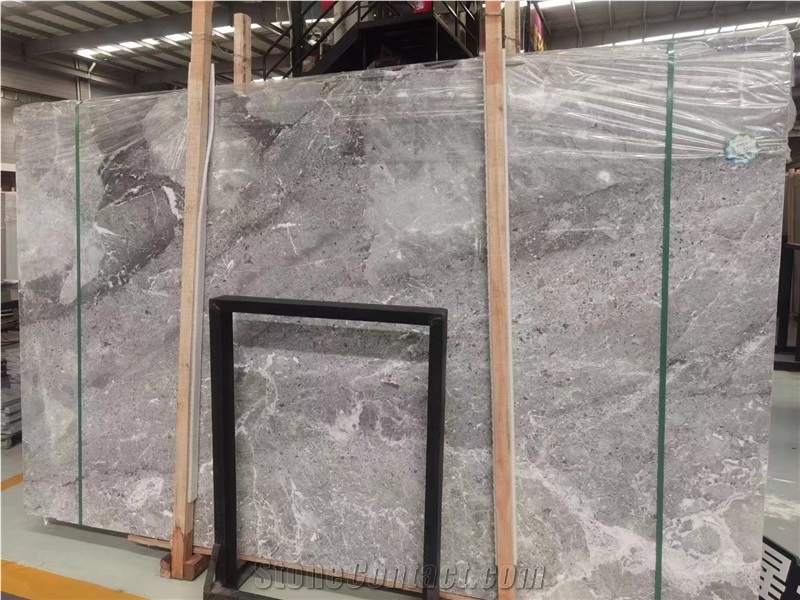 Greece Athena Gray Marble Gris Athena Big Slab For Project