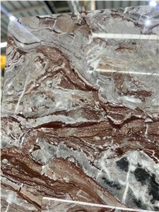 Monica Red Marble Marmi Rosso Big Slab Tile