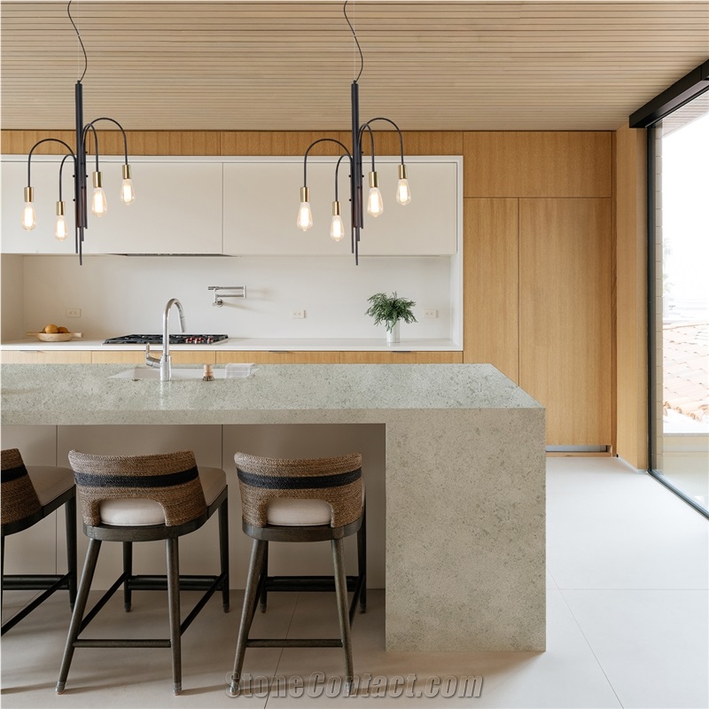 6001 White Quartz Slabs For  Countertop