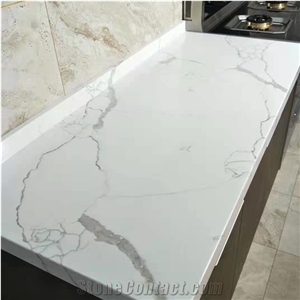 Artificial Calacatta 5042 Bathroom Quartz Countertops