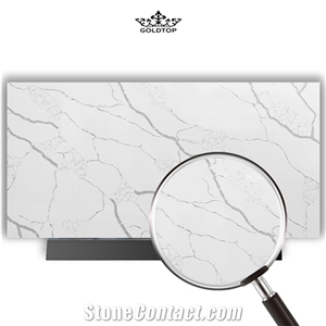 Artificial Calacatta 5042 Bathroom Quartz Countertops