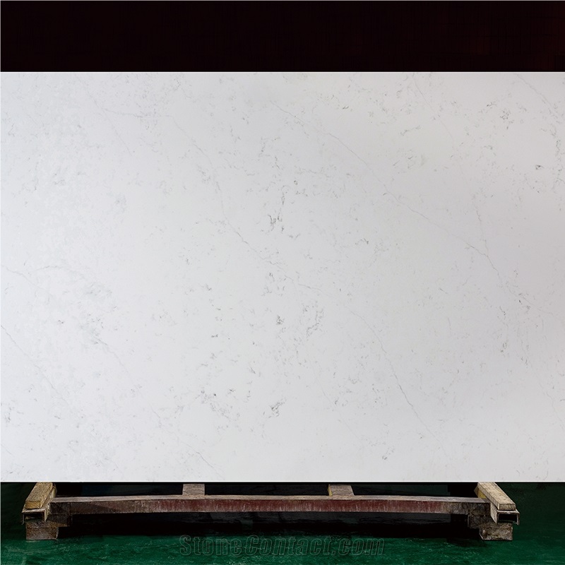 Artificial Marble 4002 Ocean Carrara Quartz Slabs