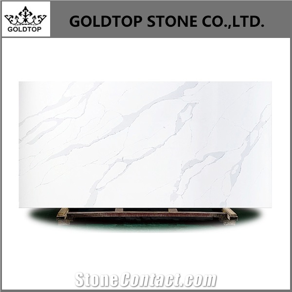 Artificial Quartz Polished Slab Size 320X160cm Hotel Decor
