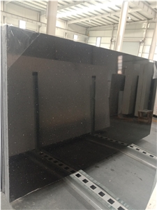 Artificial Stone Sink 1003 Sparkle Black Quartz Countertops