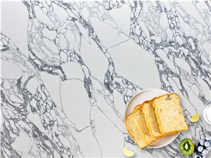 Calacatta Series 5084 Arabescato Extra Quartz Slab