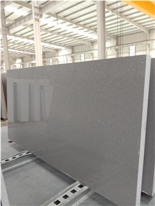 Countertops 1002Sprakle Grey Quartz Artificial Vanity Tops