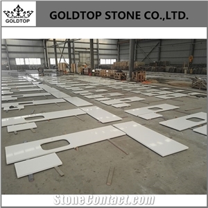 Faux Prefabricated Artificial Quartz Stone Countertop