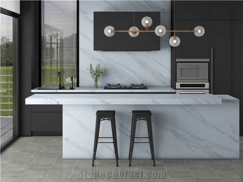 GOLDTOP High Gloss Quartz  Artificial Bath Vanity Tops