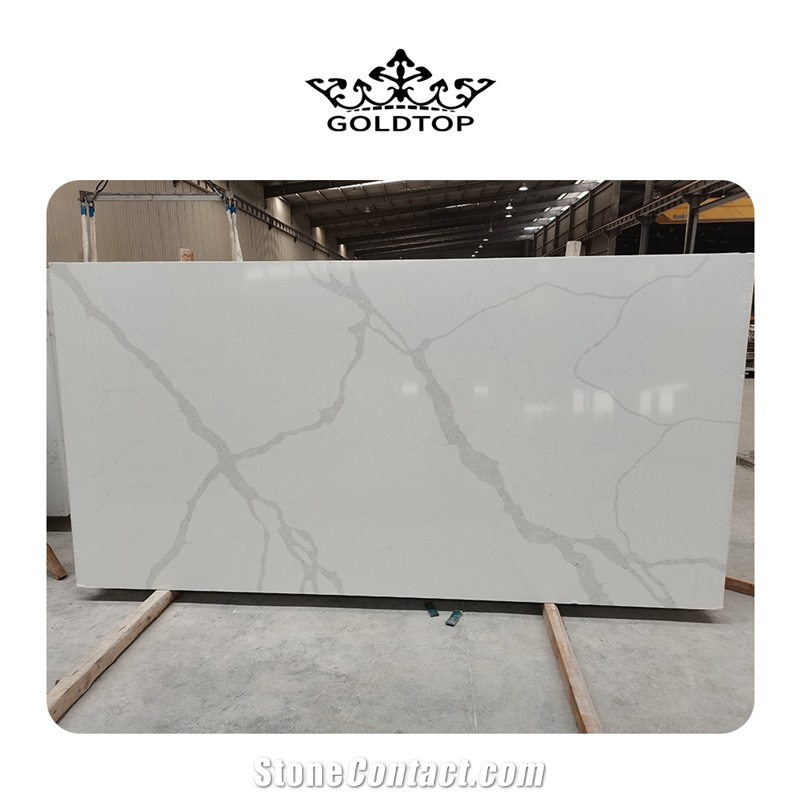 Nice Calacatta Quartz Artificial Quartz 5060 Mystero