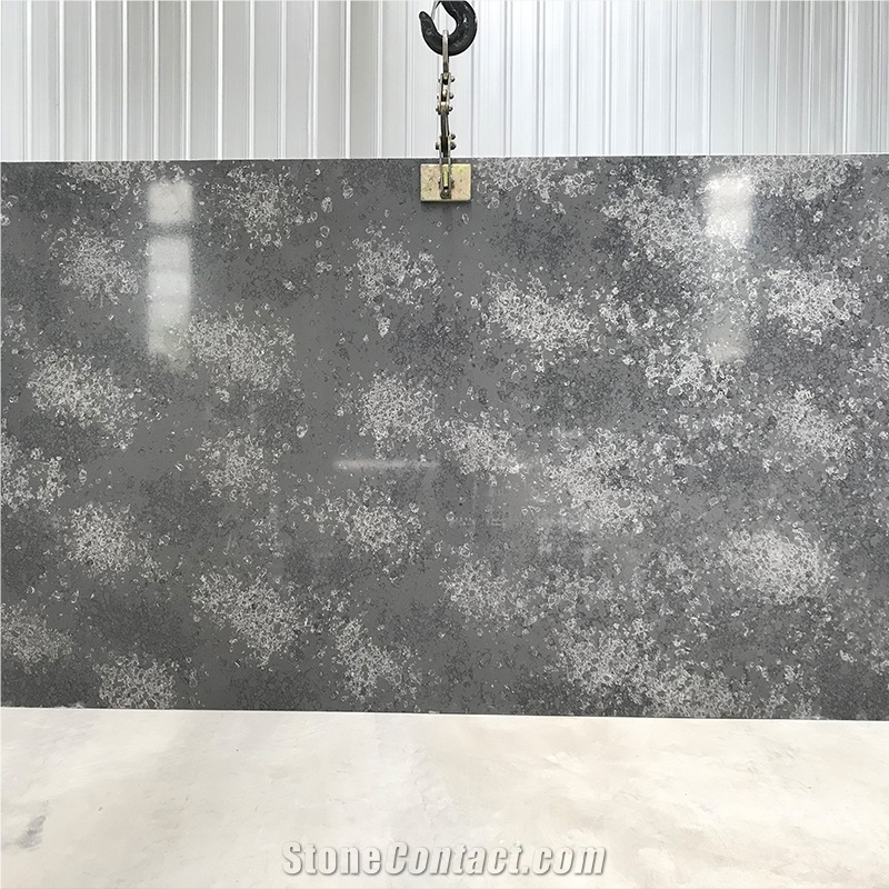 Tropic Grey Quartz Slabs