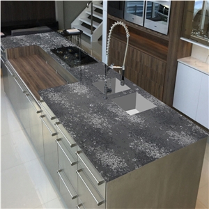 Tropic Grey Quartz Slabs
