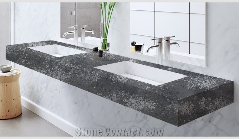 Tropic Grey Quartz Slabs