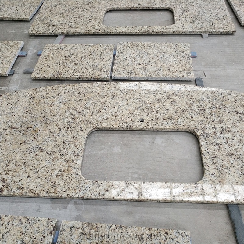 Brazil Santa Cecilia Gold Granite For Vanity And Countertop