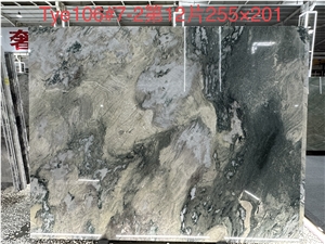 Customize Luxury Green Marble Slab For Home Decoration