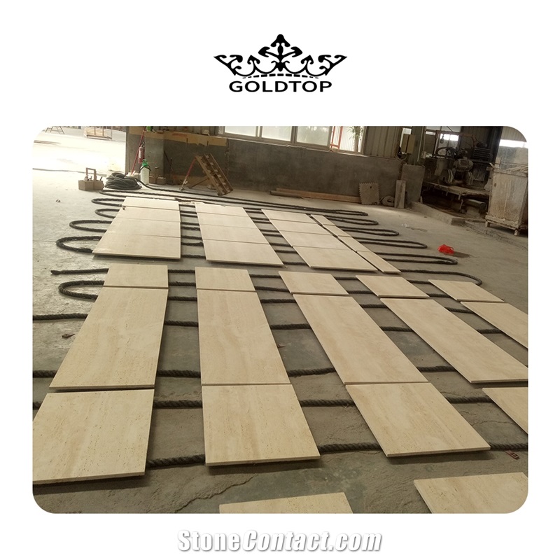 Elegant White Travertine Ivory White Travetine Tiles