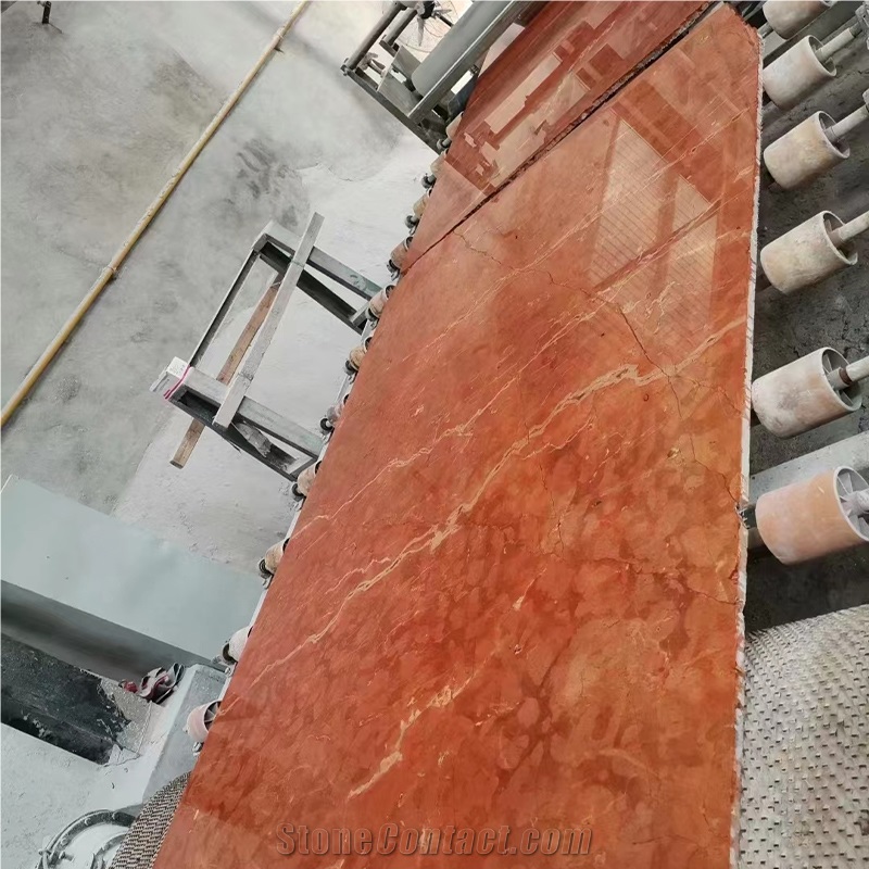 Magic Rojo Coral Red Marble For Tiles