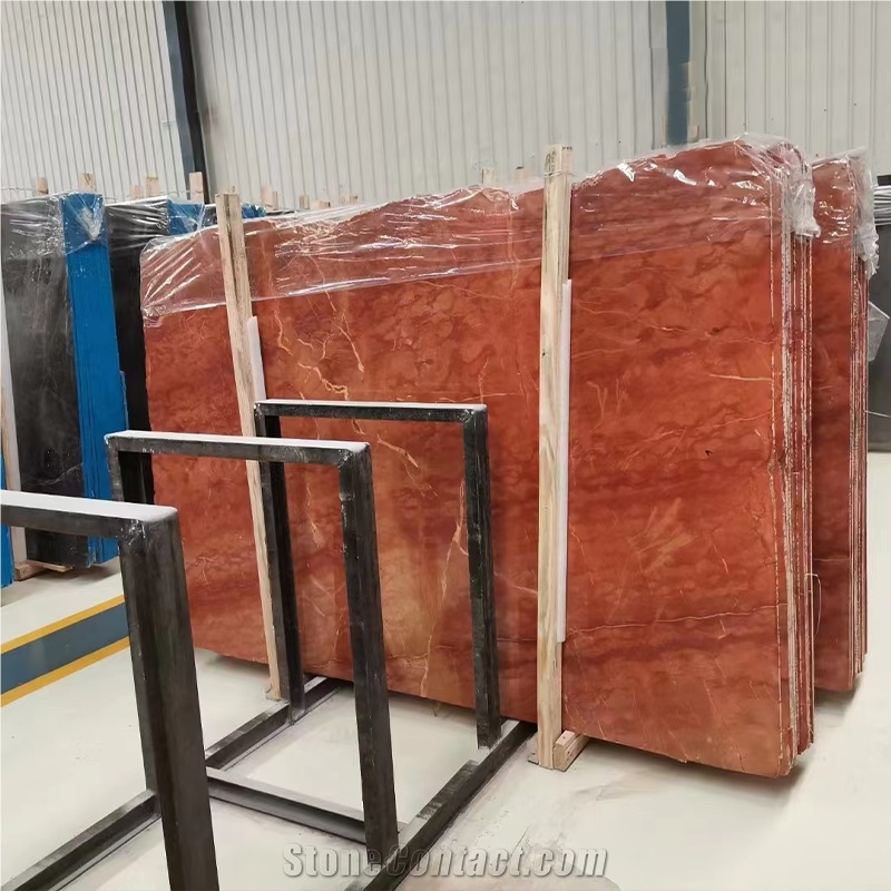 Magic Rojo Coral Red Marble For Tiles