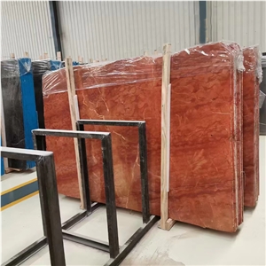 Magic Rojo Coral Red Marble For Tiles