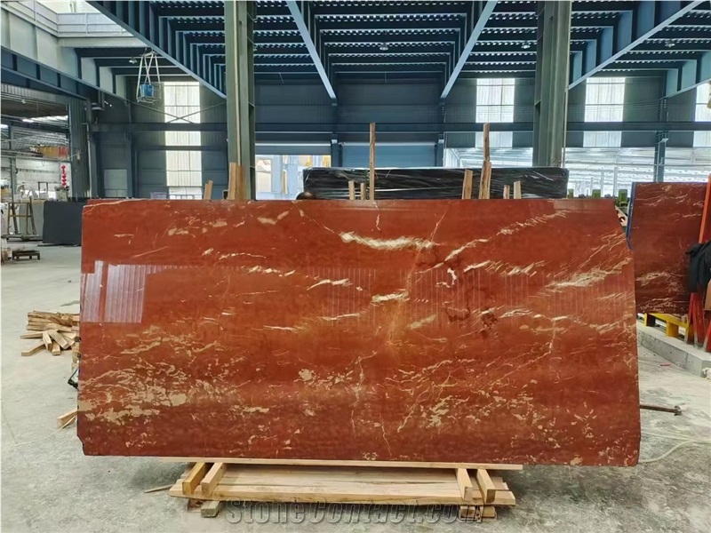 Magic Rojo Coral Red Marble For Tiles