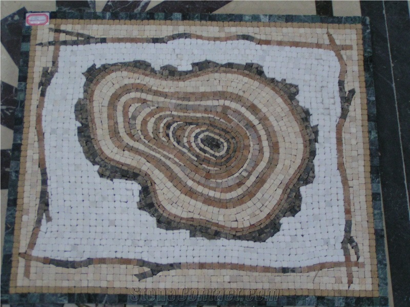 Natural Stone For Indoor Floor Mosaic Pictures Tile
