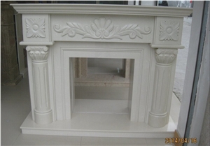 Natural Stone Indoor Fireplace For Home Decoration