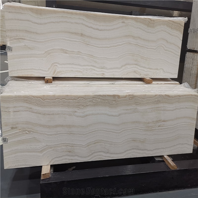 Natural White Polished Marble White Onyx Slabs And Tiles