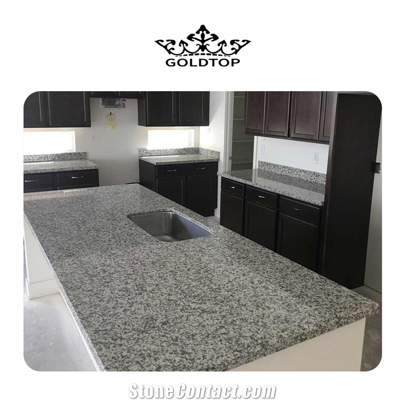 Spray Wave White Granite Slabs For Countertop