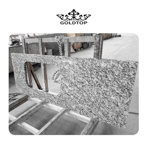 Spray Wave White Granite Slabs For Countertop