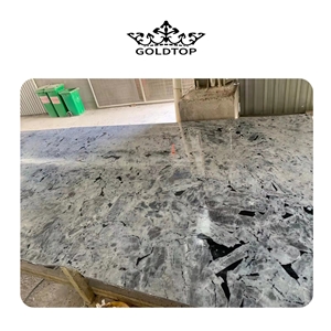 Wonderful Blue Fantasy Granite Snow Mountain Sapphire Slabs