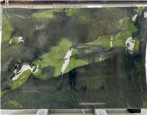 Brazil Verde Avocatus Green Quartzite Slab