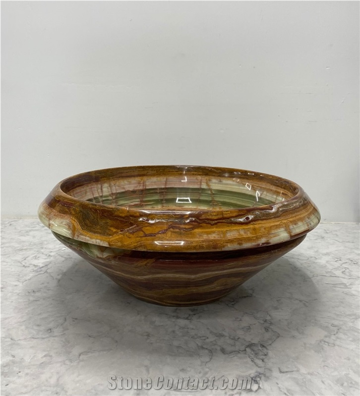 Multigreen Onyx Vessel Sink